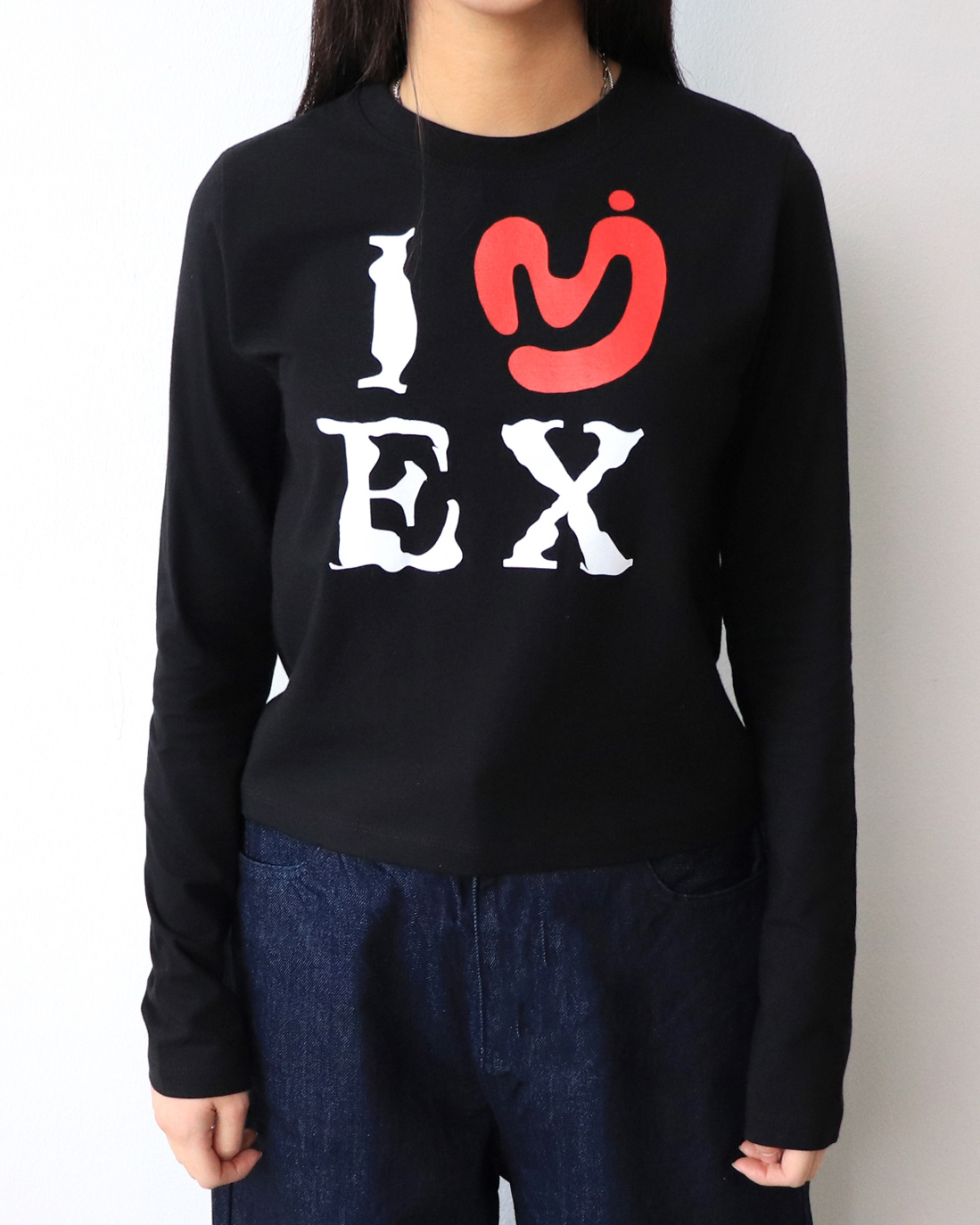I LOVE EX TEE ( BLACK )